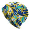 Mediterranean Evil Eye Skullies Beanies Caps Hip Hop Winter Warm Knitted Hat Adult Unisex Turkish Amulet Culture Bonnet Hats