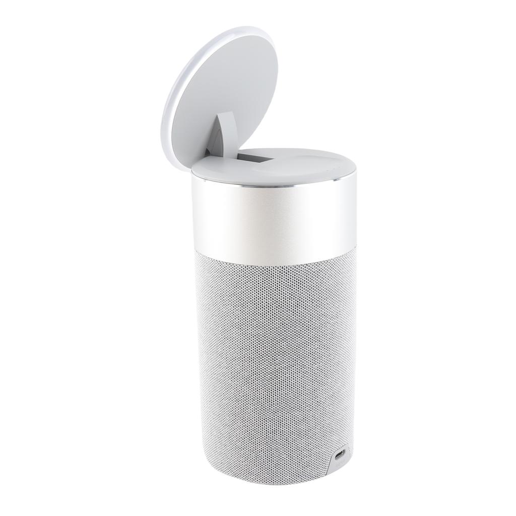 Wireless Charging BT Speaker with Night Light Multifunctional Wireless Charger LED Night Lamp Phone Stand Portable