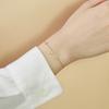 Chic Geometric Zircon Bracelet for Women Stainless Steel Cross Zircon Bracelets Gold Plated Fashion Charm Jewelry Christmas Gift