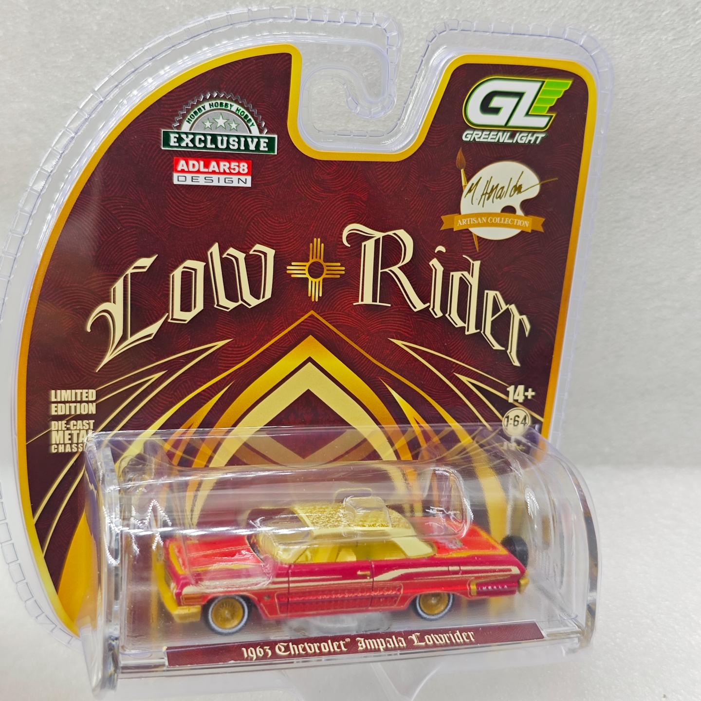 

GreenLight 1:64 1963 Impala Lowrider Alloy Mini Car Model Decoration Ornament Toy Gift