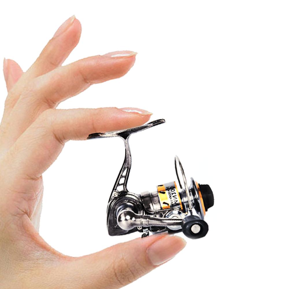 Mini Spinning Fishing Reel 6KG Max Drag Power Metal Coil for Winter Ice Lure Saltwater Freshwater Small Outdoor Fishing Wheel 260319