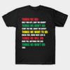 Aziatische Maat Heren Zwart Print T-shirt Things We Did Built This City Shot The Sheriff Start Grappig Geen-Snede Print Katoenen T-shirt