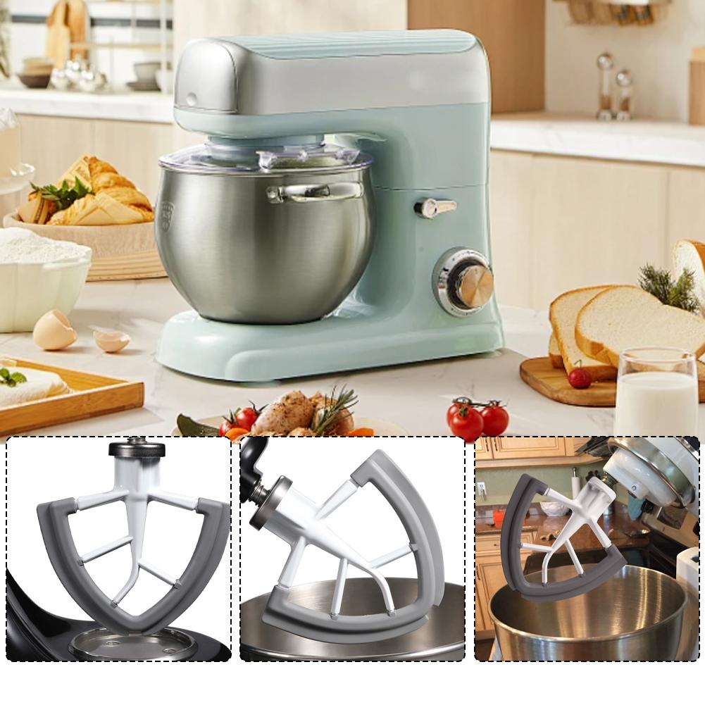 Kitchen Aid Mixer Beater Flex Edge Scraper For Tilt Head 45 5QT Stand Mixer Attachment Durable Aluminum Baking Tool Accessory