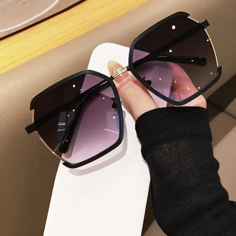 Women Oversized Polarized Sunglasses Fashion Gradient Shade Sunglasses Uv400 Outdoor Sports Sunglasses Men Glasses Eyewear