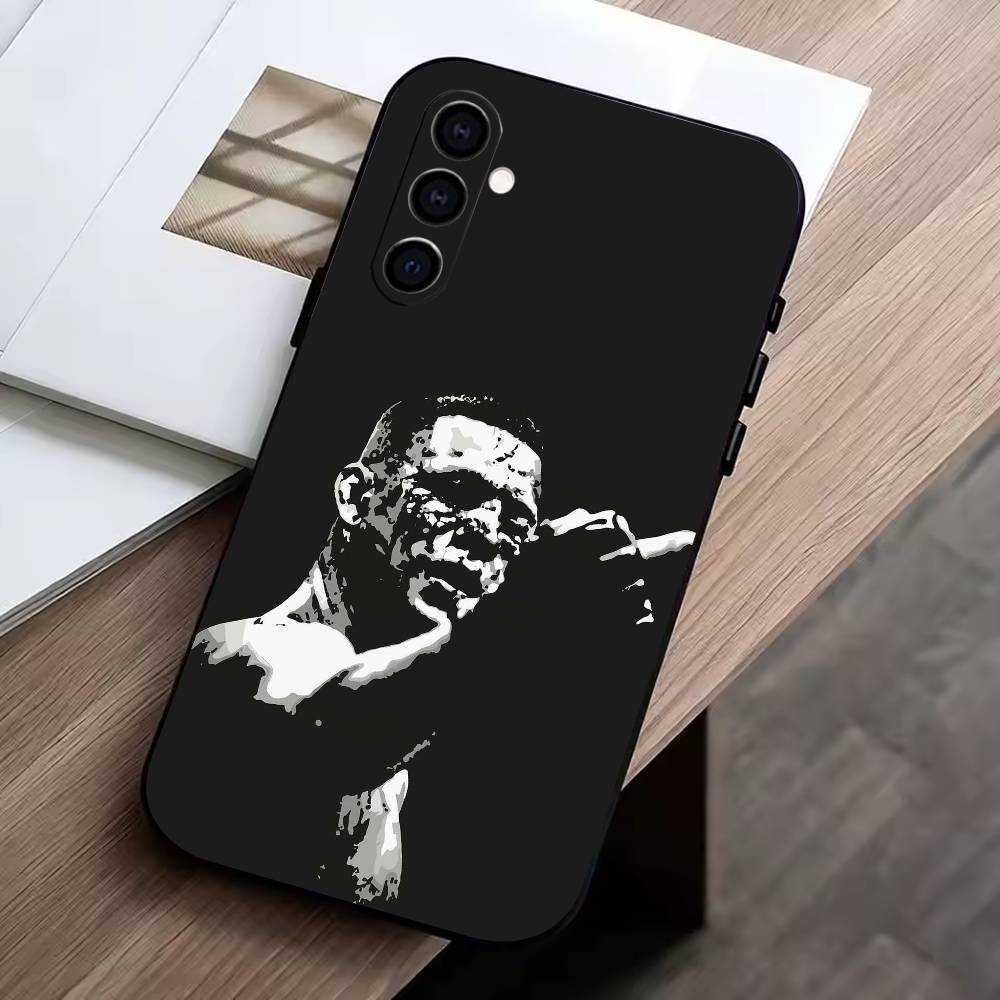 N-Nickname-Nate Diaz Phone Case Black Silicone Soft For Samsung Galaxy A73,A72,A71,A70,A53,A52,A51
