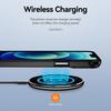 For iPhone 15 Drop-Proof Phone Case Alloy Lens Frame PC+TPU Hybrid Back Cover