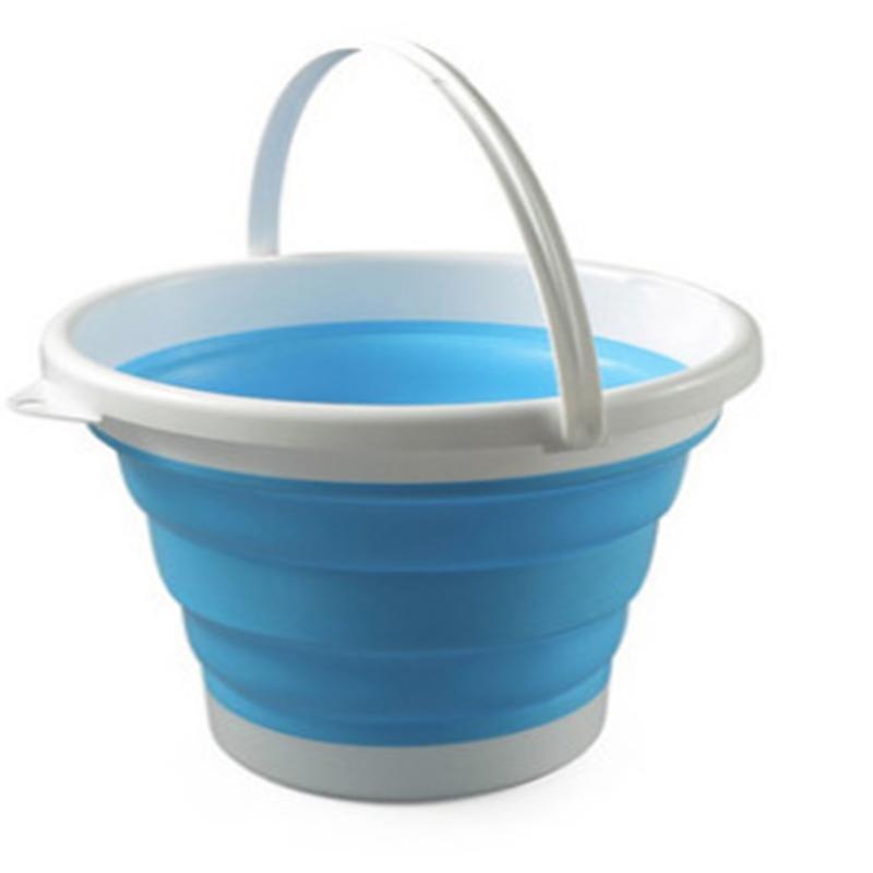 

Portable foldable silicone car mounted outdoor fishing travel and home multifunctional water bucket W199WW-