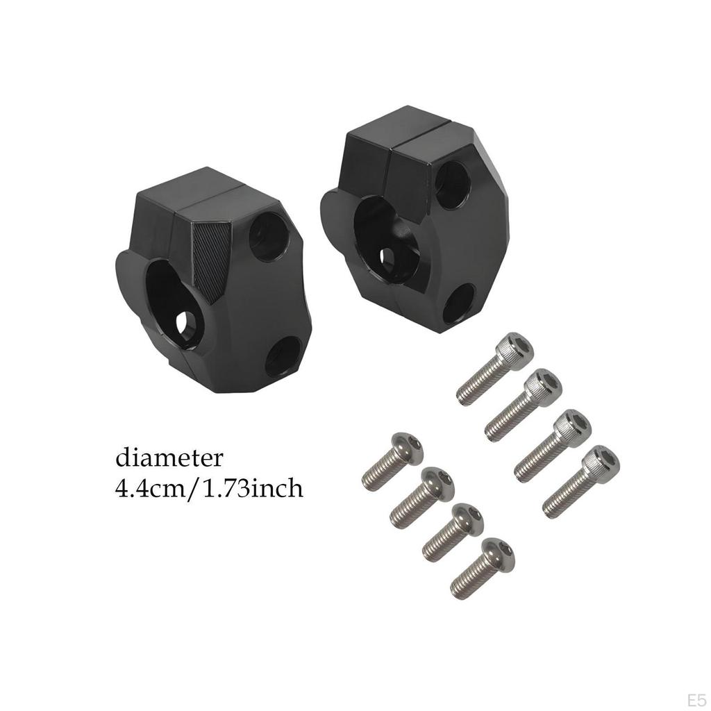 Aluminum Alloy Handlebar Riser, Mount Clamp for Motorbike and ATV