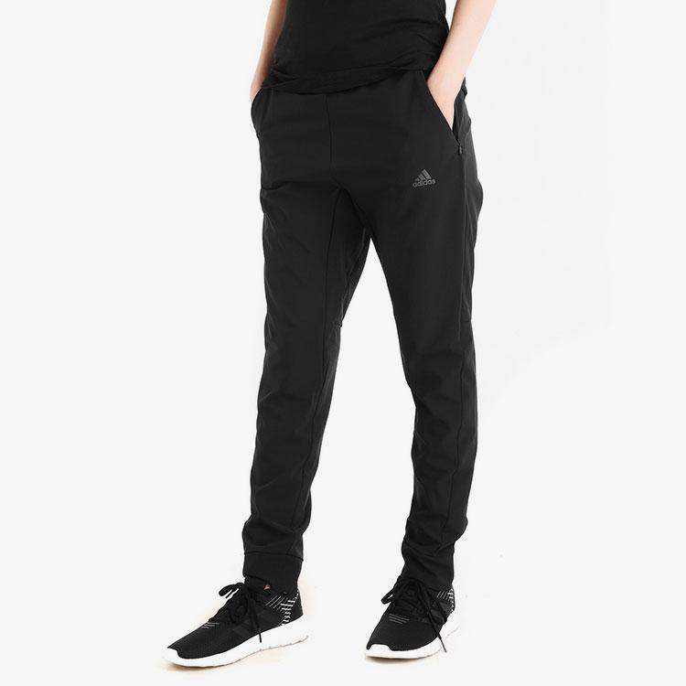 Adidas Breathable Running Training Pants Women Pants Black DP6791