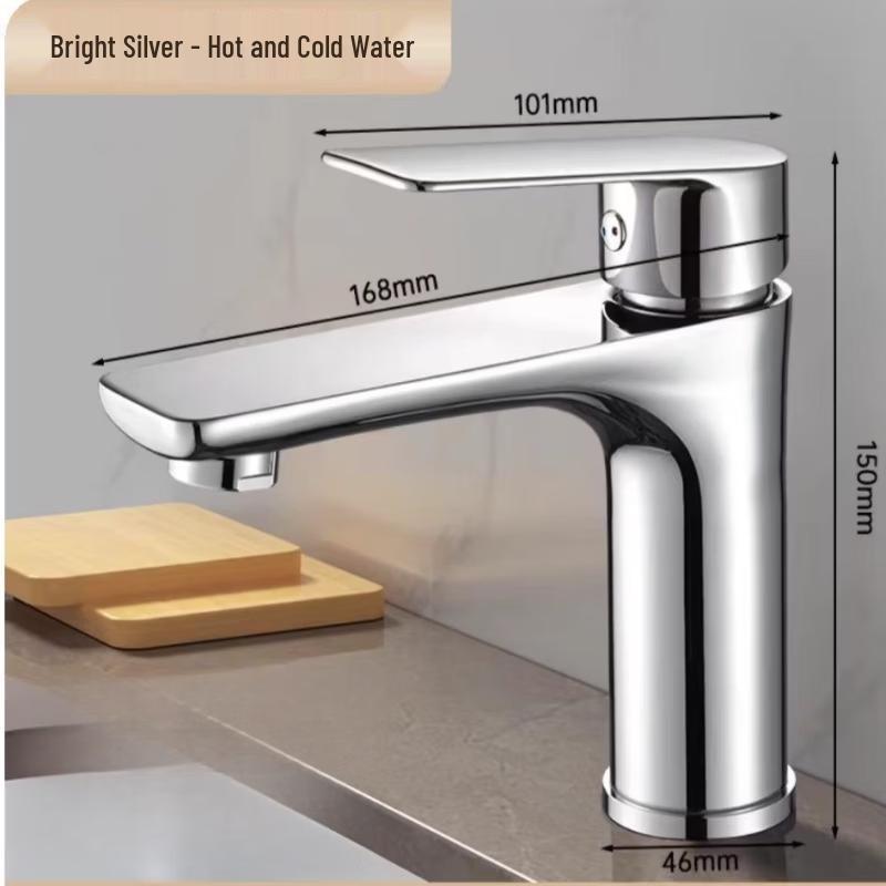 Stainless Steel Single Cold Water Bathroom Faucet