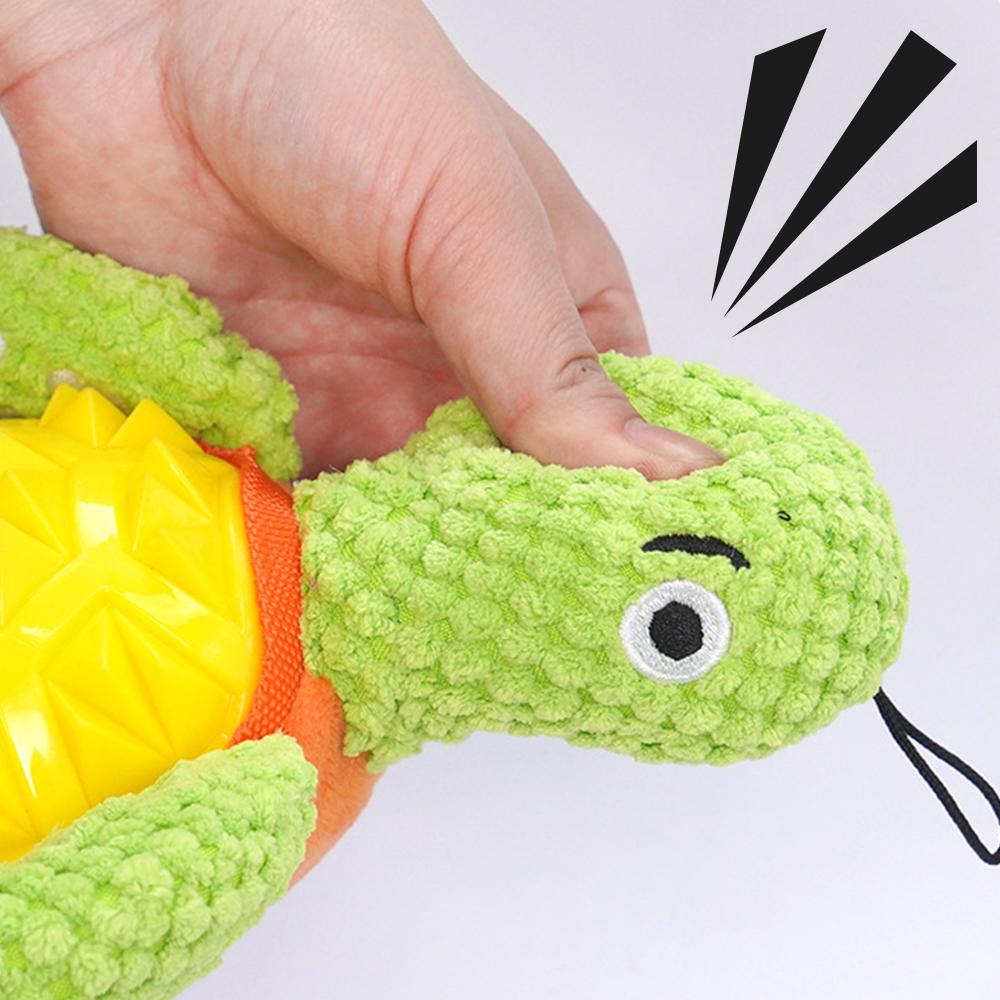 Manufacturer  Tortoise Design Pet Product Durable TPR Plush Dog Chew Toy