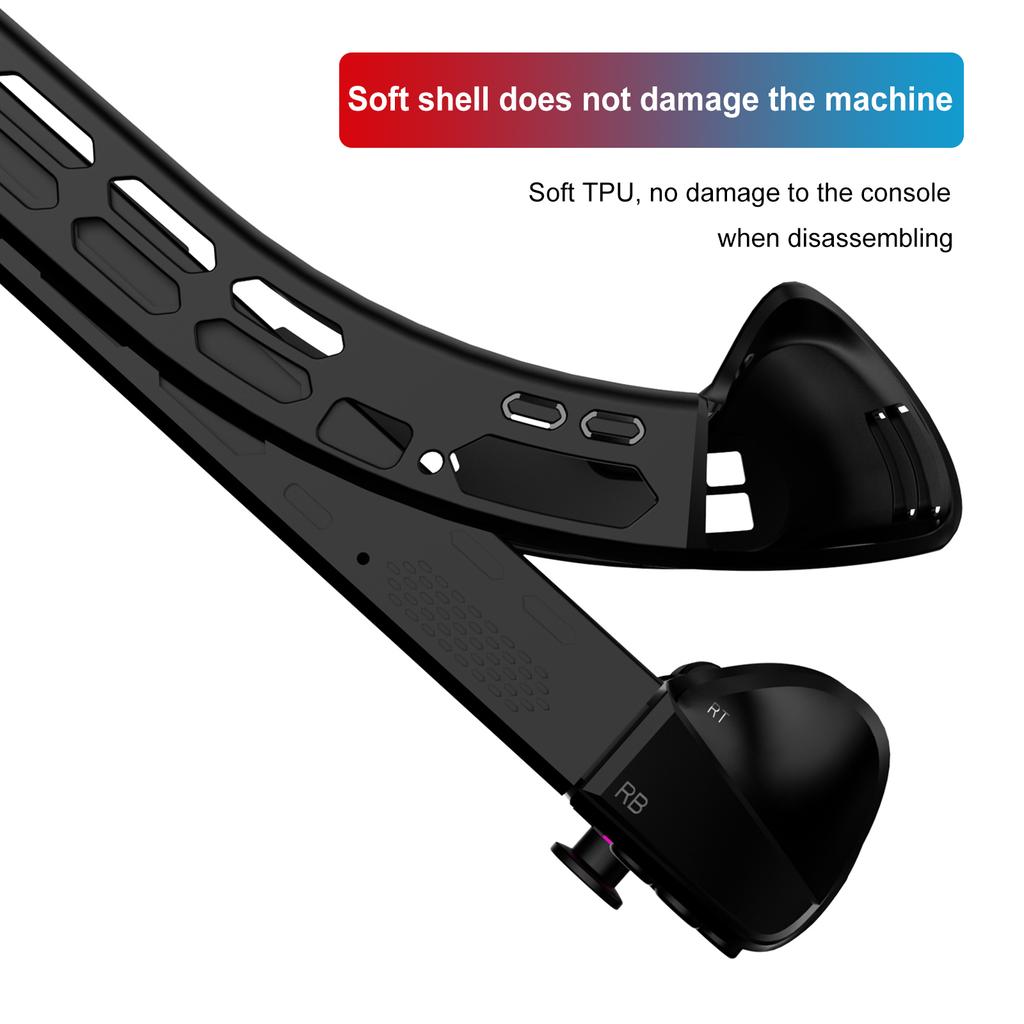 TPU Drop Protection Grip Case Ergonomic Protective Shell Anti-Drop Slim Cover Protector with Anti-Scratch Design for Legion Go 2