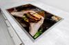 SZKLANA PŁYTA OCHRONNA NA KUCHENKĘ 85x52 HAMBURGER