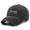 ins retro ripped soft top cap women's spring and summer fashion personality simple street sunscreen baseball cap men