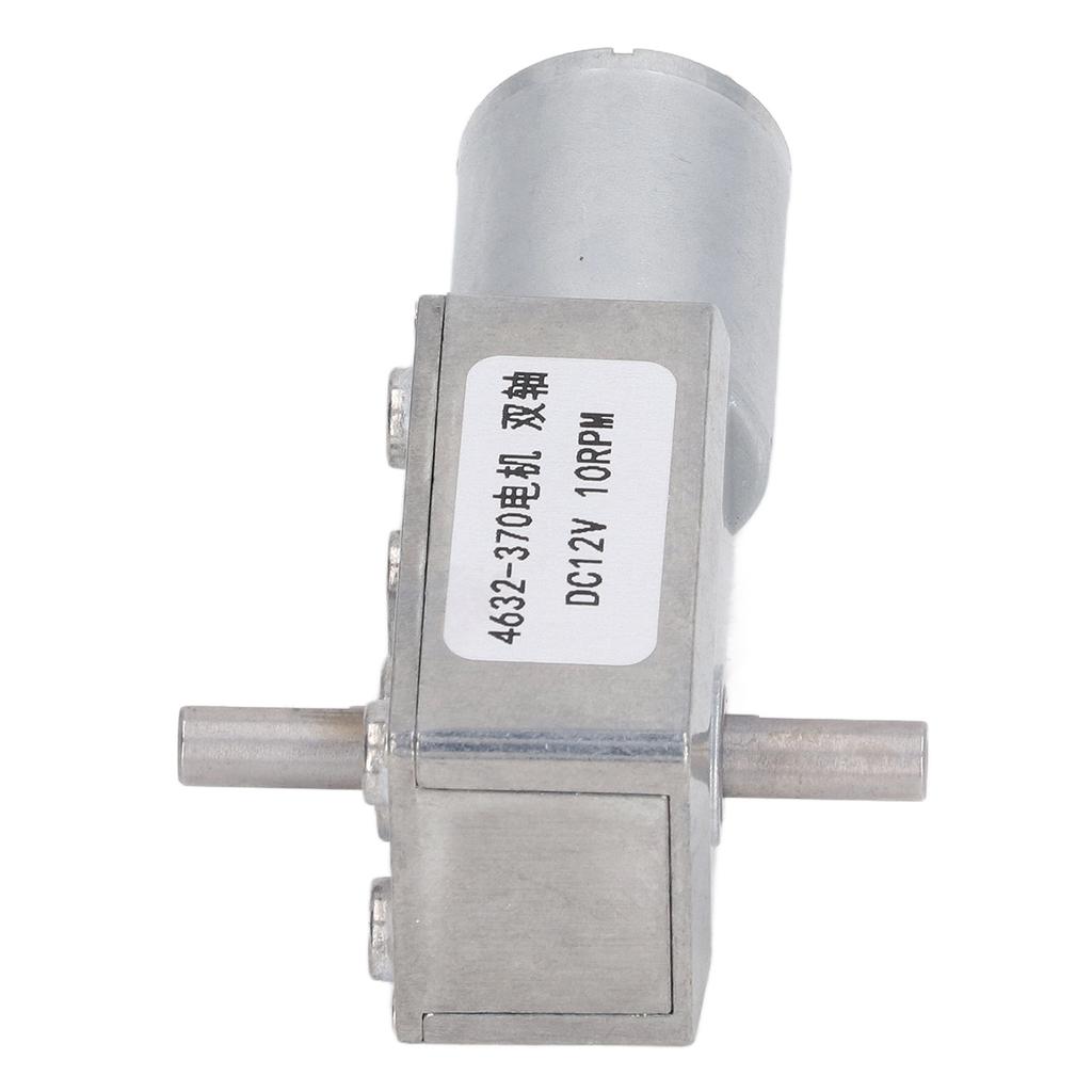 Turbo Snekke Girmotor 2 Aksler Høy Torsjon Mikro Girkasse DC12V Elektrisk Verktøy 10RPM