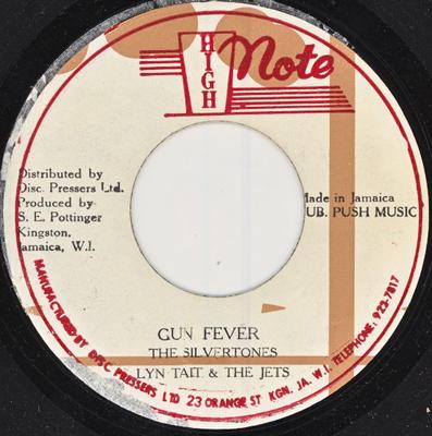 7inch Record SILVERTONES - Gun Fever NONE High Note Jamaica Reggae, Ska & Dub Used