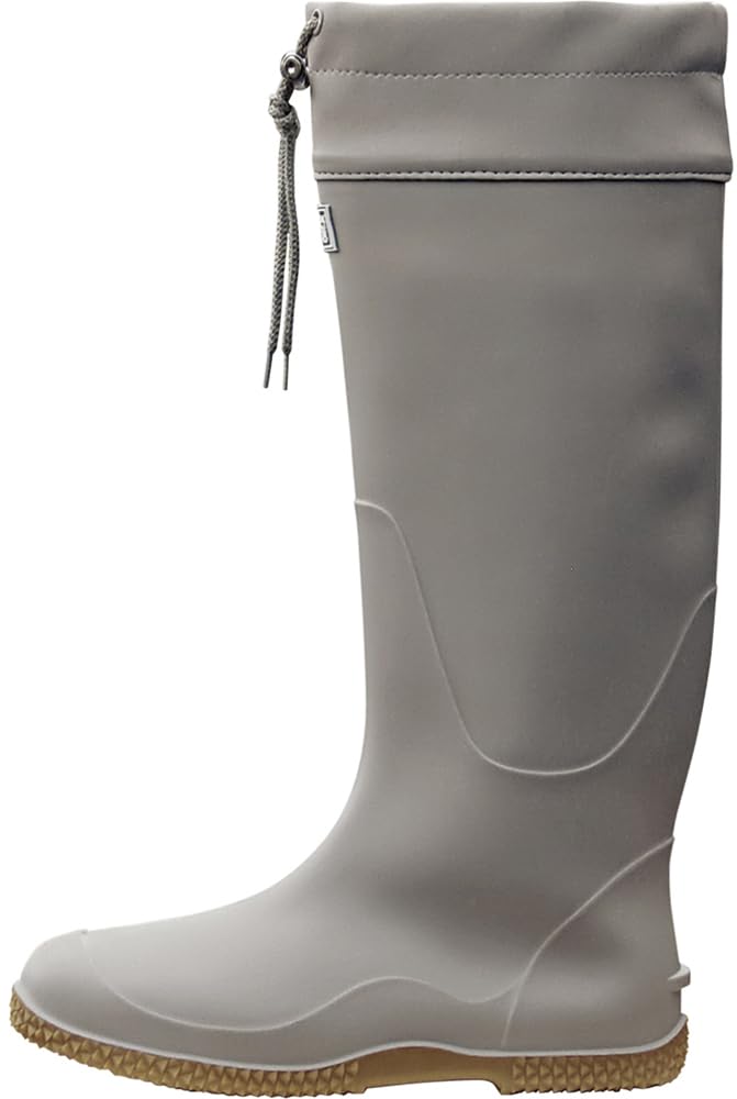 

Mitsuuma Veil North Rain Boots No. 7100, PVC One-Piece Molded Rain Boots with Cool-to-the-Touch Lining, Foldable, Size 28.0 cm, Gray, No. 7100