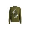 Sweatshirts Men's Green Crew Neck Moderate Regular GP0919
