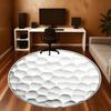 1pc Golf Ball Texture Round Chair mat office Area Rug - Non-Slip, Floor Mat for Office, Bedroom, Ideal home decor gift p0105099