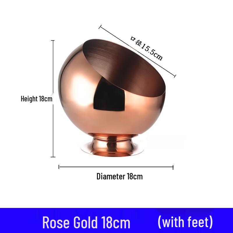 Lainuo Stainless Steel Rose Gold Sauce Bowl