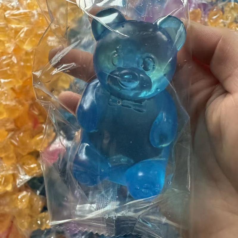 Little Bear Malt Candy Press-and-Hug Relaxation Ball Stress Relief Toy Magic Device Slow Recovery Springback синий