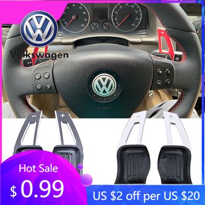 2026 Hot For Volkswagen VW DSG Steering Wheel Paddle Extension Shift Cover For VW Golf 5 6 MK6 GTI R Jetta MK5 Passat B6 B7 CC P