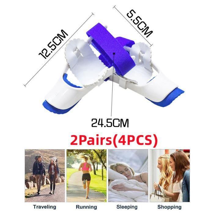 Séparateur d'Orteil,Correcteur d'oignon,Redresseurs d'Orteils,Orthèses Réglables,Pad Coussinets d'attelle orthopédique Hallux Valgus