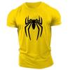 Summer Fashion T-shirt for Men Y2K Tops Sports Super Spider Printing T-shirt Short Sleeve Tee Women Fashion Round Neck Tops 2024