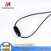 Adjustable Anti-Lost Black Whistle Sports Referee Lanyard