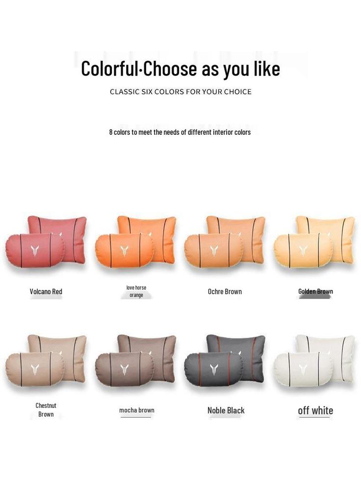 Lantu Dreamer PHEV Headrest & Lumbar Neck Support Pillow Set