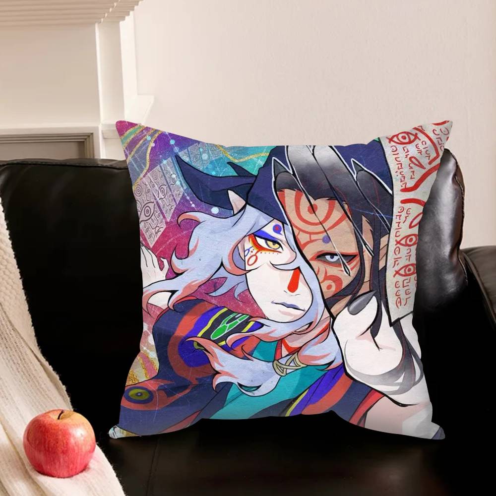 Tv Anime M-Mononoke Various Sizes Square Pillowcase For Car Home Bedchamber Decor