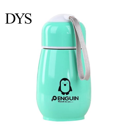 Water Bottle 300ML Vacuum Cup Food Grade Good Thermal Insulation Effect Stainless Steel Penguin for Home