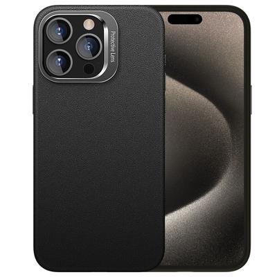 Leather Stand Magnetic Magsafe Phone Case For iPhone 15 14 Pro Max 15Pro 15Plus Hidden Bracket Shockproof Cover