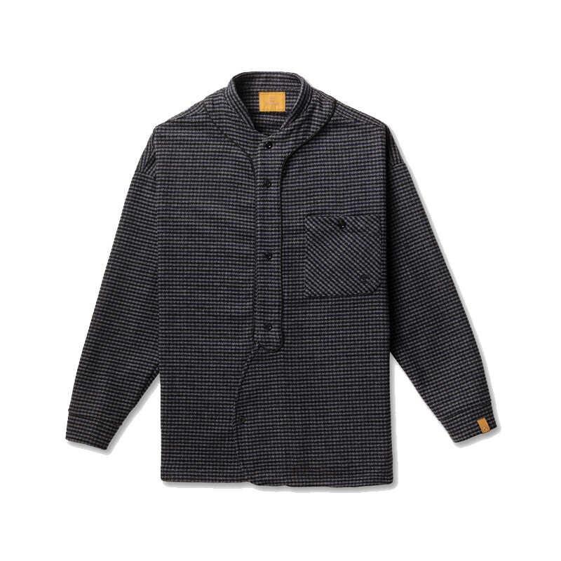 

Timberland Tokyo Design Collective Comfortable Casual Versatile Long Sleeve Shirt Unisex shirts Graphite-Blue TB0A6FXYERQ1 XS