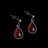 Vampire Blood Drop Necklace Gothic Jewelry With Stainless Steel Chain For Men And Women