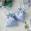 Mini Wedding Candy Bag Satin Festive Sugar Bag Portable Flower Drawstring Bag  Festival