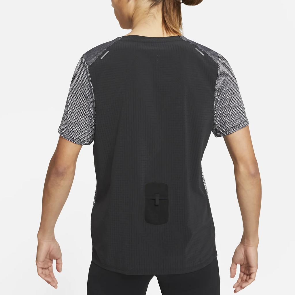 Nike Pinnacle Run Division Casual Sports Running Short Sleeve T-Shirt Men Tops Grey DA0427-010
