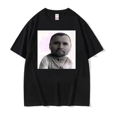 Lustiges Charlie Kirk Baby Face Meme Grafik T-Shirt Herren Damen Mode Klassisch Sommer Kurzarm Oversized 100% Baumwolle T-Shirt
