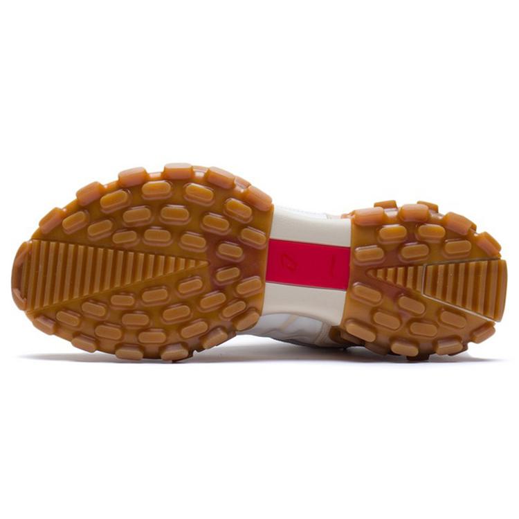 New LiNing OVERLOAD Cushioning Anti Slip And Wear Resistant Low Top Sports Casual Shoes Men's White Gray AZGS081-1