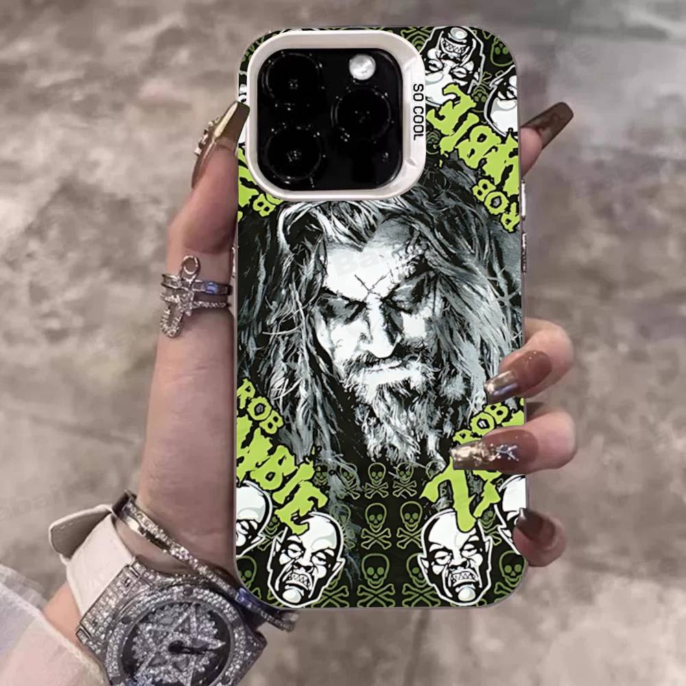 R-Rob Singer Z-Zombie Heavy Metal Band Phone Case For IPhone 17 16 Plus Pro Max 15 14 13 12 11 Matte Colorful Covers