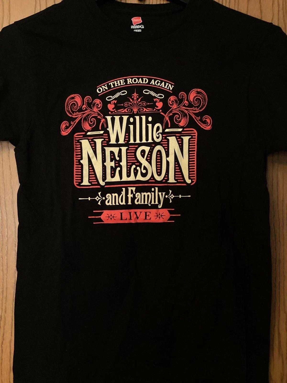 Willie Nelson And Family - “On The Road Again - Live” - Black Shirt - M - Hanes XL