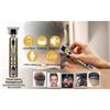 Barber, Men's USB Rechargeable Hair and Beard Trimmer, Precision T-Blade Trimmer with LCD Screen, Men's Grooming Kit