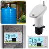 Ultrasonic Water Tank Liquid Depth Level Meter Temperature Clock Gauge W/ Alarm Ultrasonic Tank Liquid Depth Level Meter