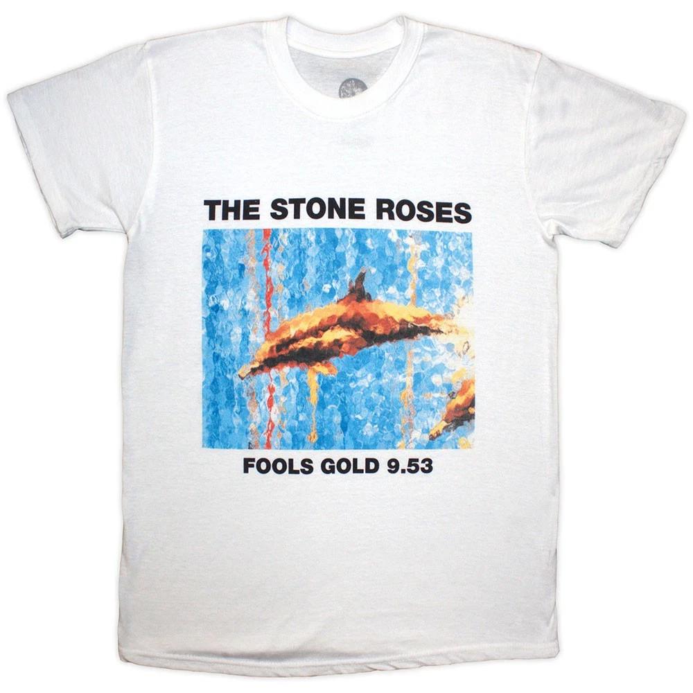 The Stone Roses Unisex T-Shirt: Fools Gold (White)
