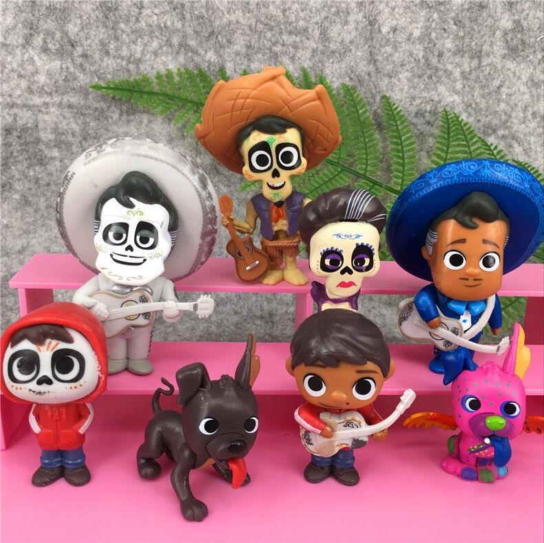Exquisite Coco Movie Miguel Hector Dante Imelda Pepita Action Figure Toys Set