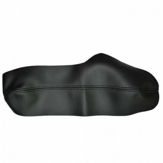 Microfiber Leather Black Car Interior Armrest Cover Replace Kit For Civic 2018