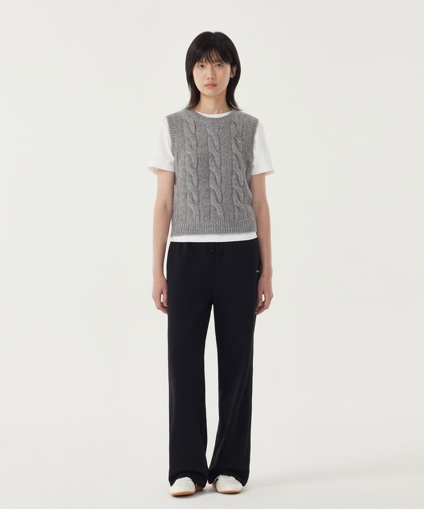 COVERNAT WOMAN Straight Sweatpants Oatmeal