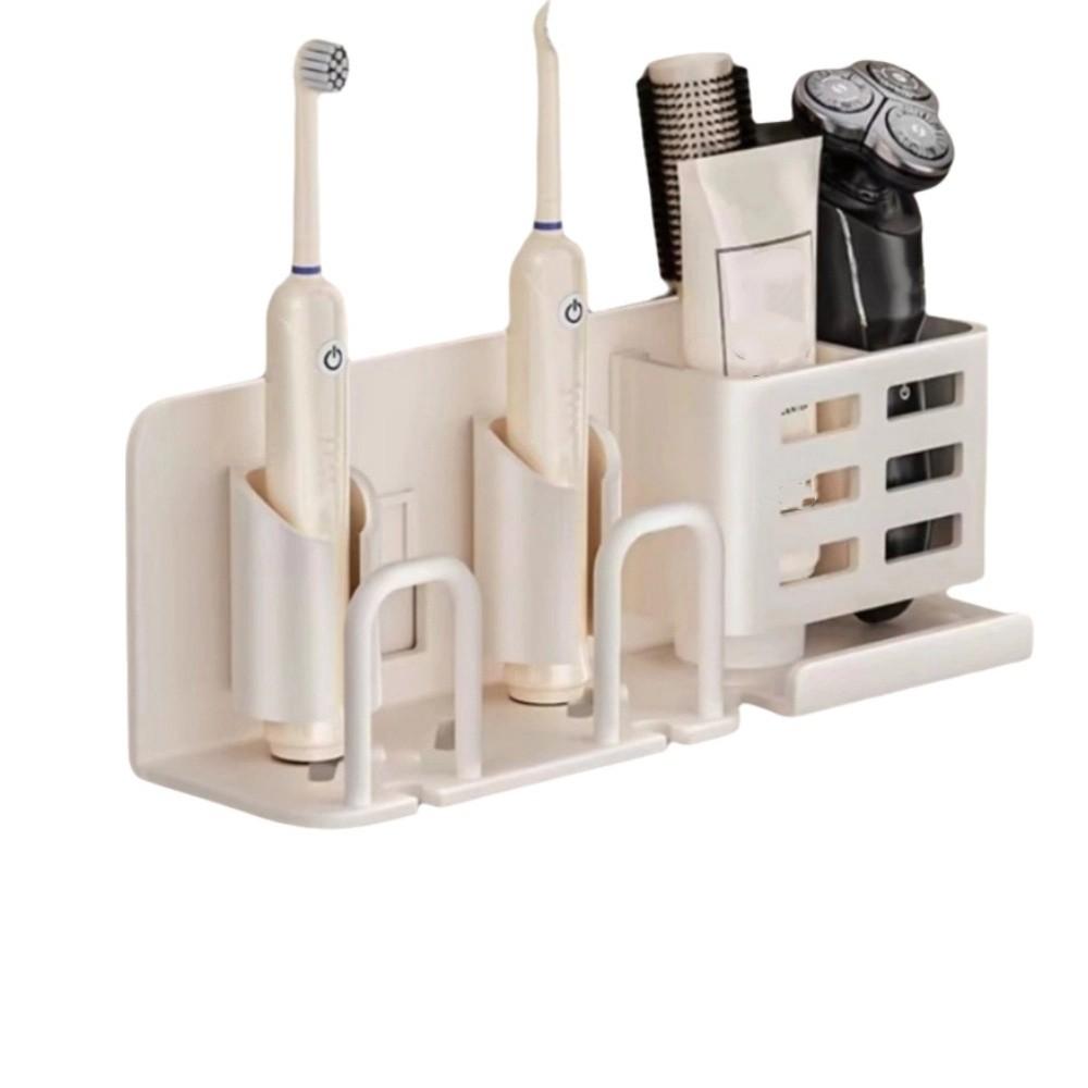 Samolepicí úložný stojan na zubní pastu Vodotěsný závěsný držák na zubní kartáčky Toaletní potřeby