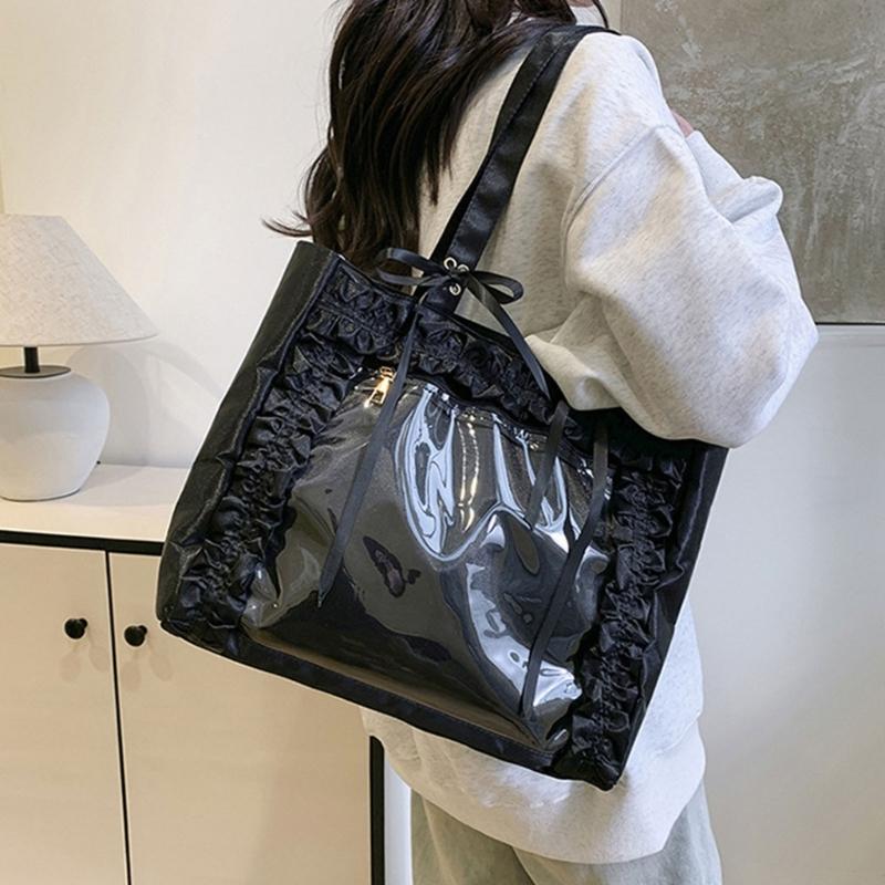 Harajuku Ita Tasche Umhängetasche Handtasche Transparent Itabag Stachel Mode Tragetasche Handtasche Tagesrucksäcke Geschenke für Damen