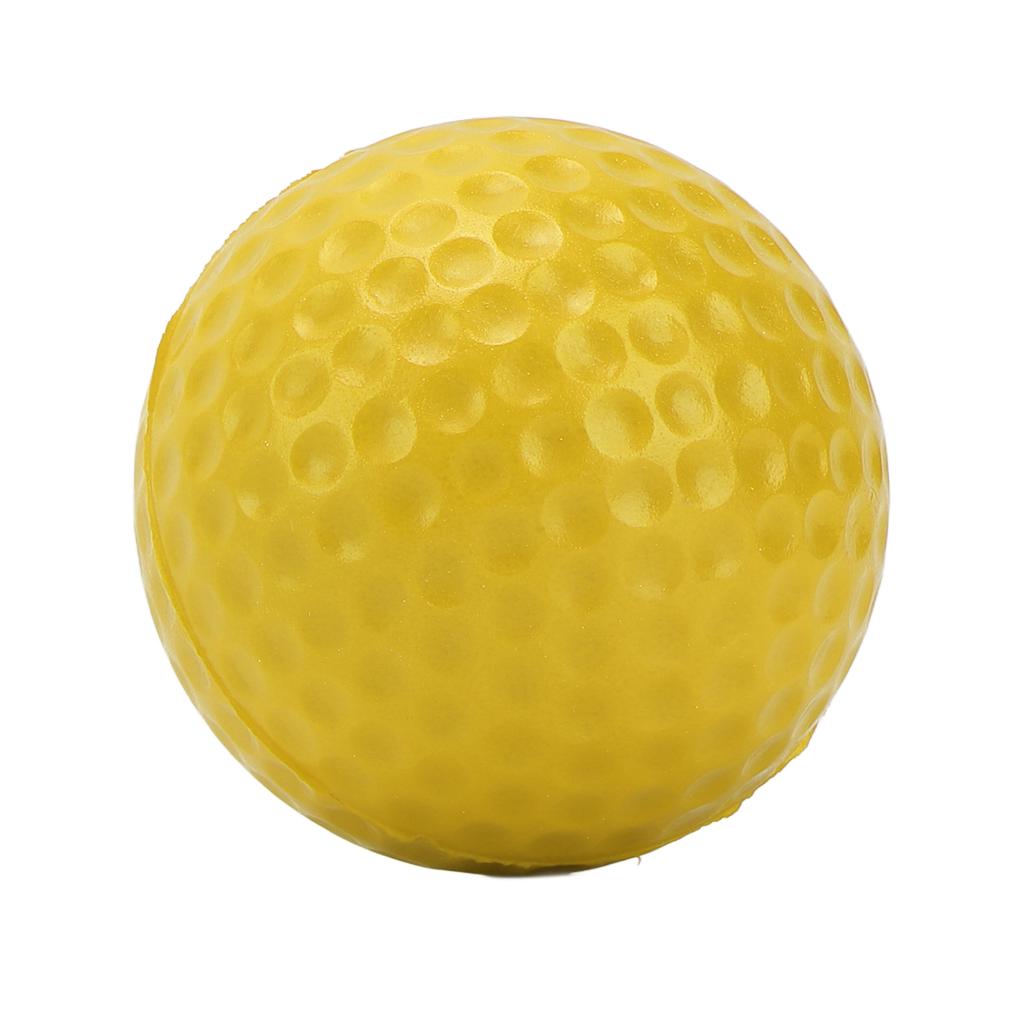 42.5mm PU Foam Golf Balls Strong Flexibility Outdoor Golf Practice Ball for Sports FitnessYellow
